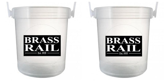 32 oz Plastic Rum Buckets with Custom Sticker
