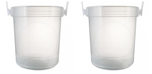 32 oz Plastic Rum Buckets with Custom Sticker